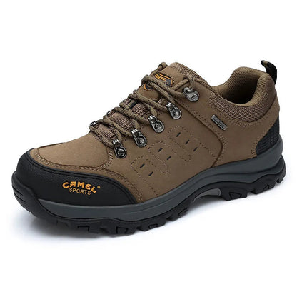 Outdoor Hiking Shoes Waterproof Breathable Leather Tactical Trekking Shoes for Men Male Sneakers Climbing 2025 New