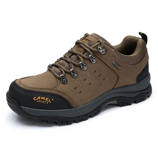Outdoor Hiking Shoes Waterproof Breathable Leather Tactical Trekking Shoes for Men Male Sneakers Climbing 2025 New