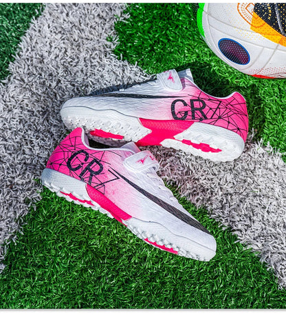 Professional Kids Soccer Shoes Football Boots Ultralight Cleats Non-Slip Training Match Football Shoes For Boys And Girls