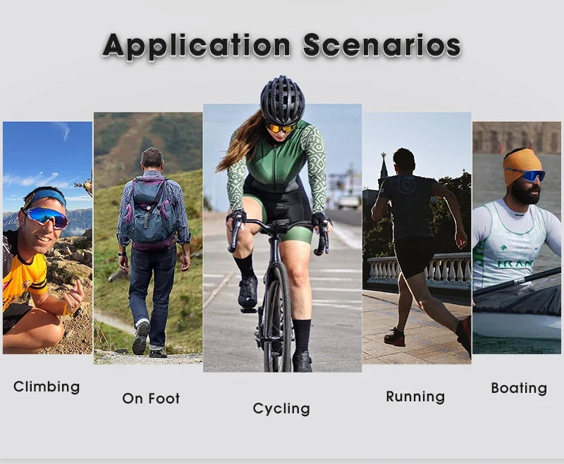 Sports Men UV400 Sunglasses Cycling Glasses Runing Cycl Camp Bike Eyewear MTB Outdoor Goggles Bicycle Women Hunting