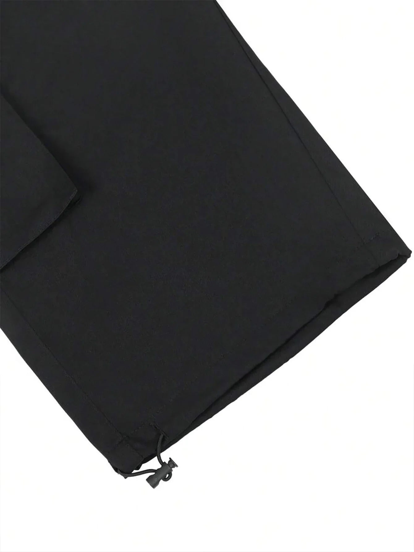 Men's 3/4-Length Cargo Shorts — Woven Twill Fabric, Multi-Pocket Casual Trousers. Non-Stretch Adult Apparel for Summer