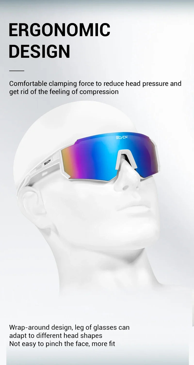 New Men Sports UV400 Cycling Glasses Bicycle Sunglasses Women Outdoor MTB Driving Bike Eyewear  Running Hiking Goggles