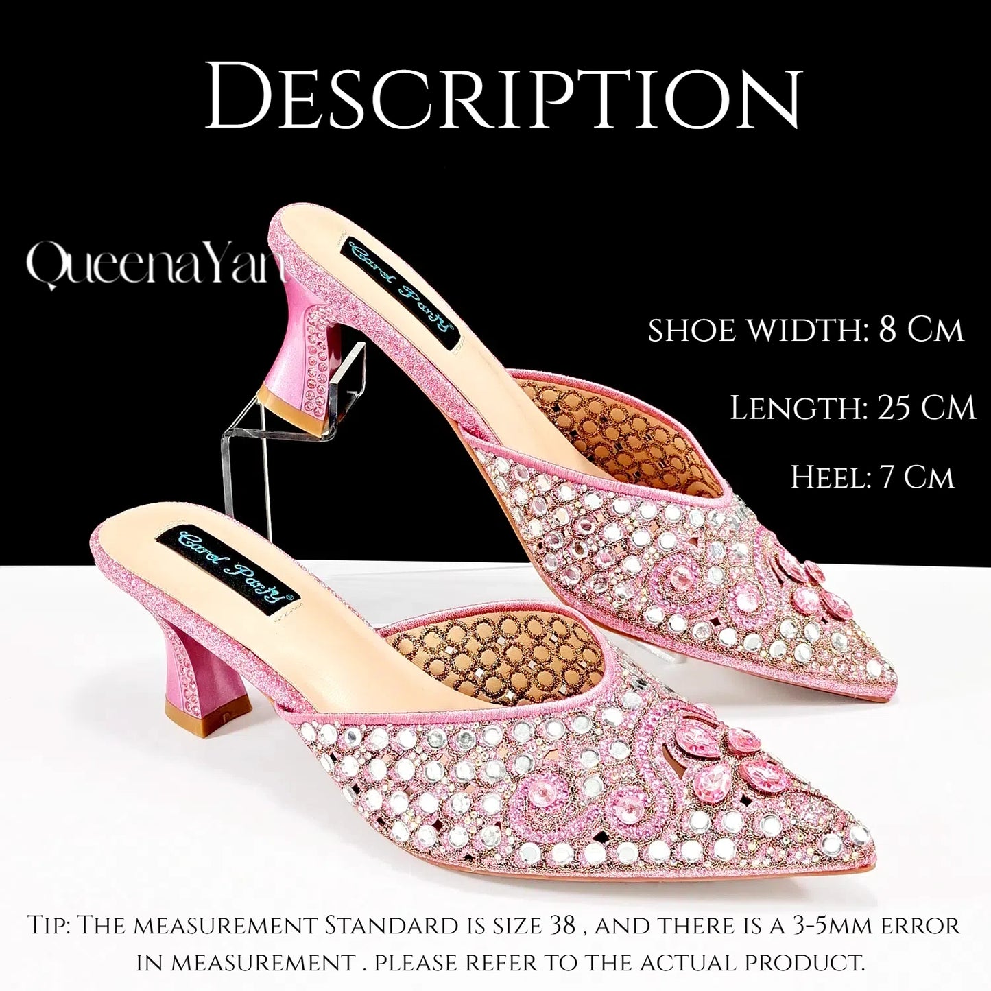 2025 INS FANTATIC BLUE Rhinestone-encrusted Sex Ladies Shoes / MATCHING  SPARKING MINI BAG (SPECIAL COLLECTION)