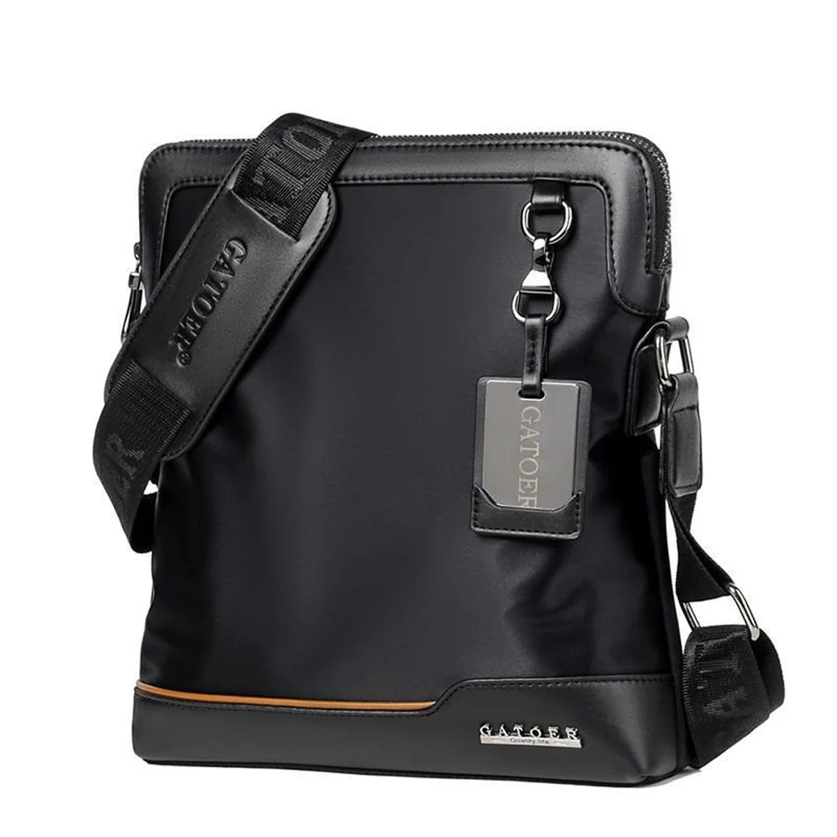Fashion high quality PU Large Capacity Men Shoulder Bag Wear-resistant and Durable Spacious Shoulder Strap Crossbody Bag