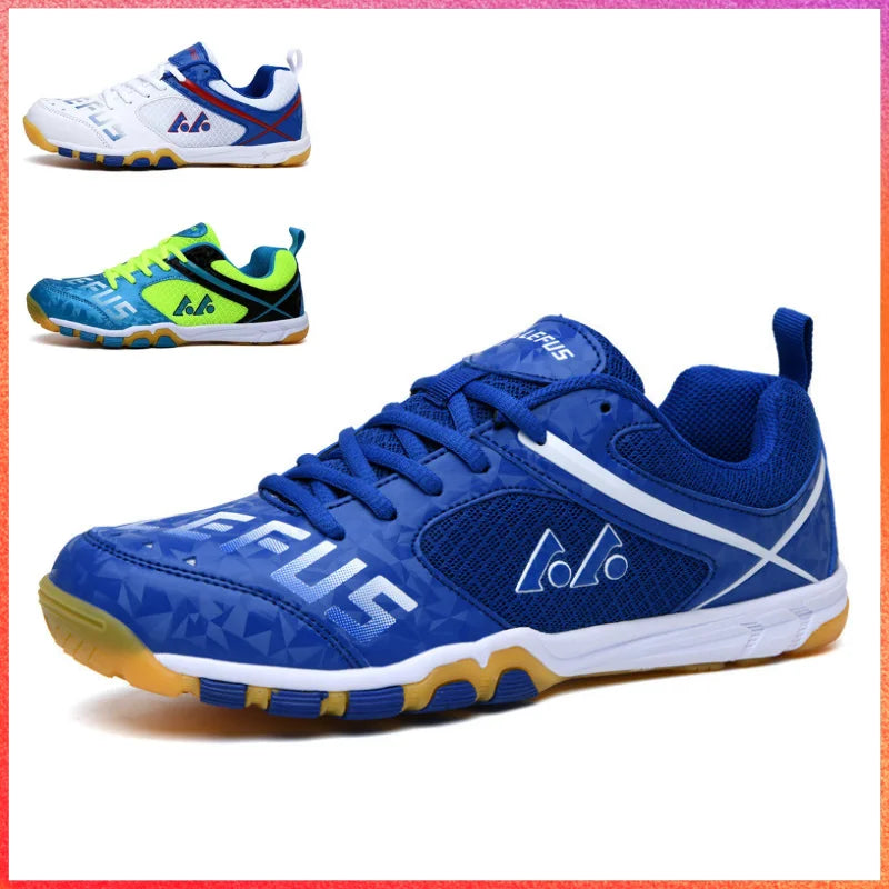 Men Sneakers Badminton Shoes Size 36-45 Women Anti Slip Light Weight Table Tennis Shoes Sports Handball Athletics Shoes
