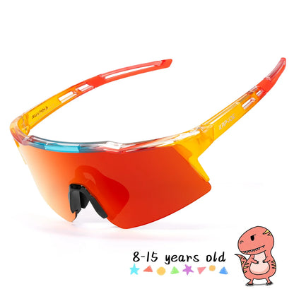 Photochromic Child Sunglasses UV400 Protection Sport Cycling Glasses Kids Boys Girls Fashion Bike Glasses Bicycle Eyewear