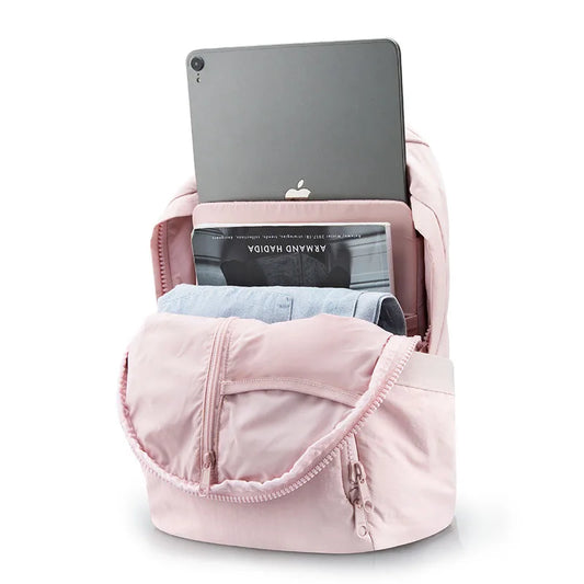 Women's Backpack 13 Inch Laptop Bag Cute Kawaii School Bag Anti Theft Waterproof Nylon Travel Backpacks Women Book Bag