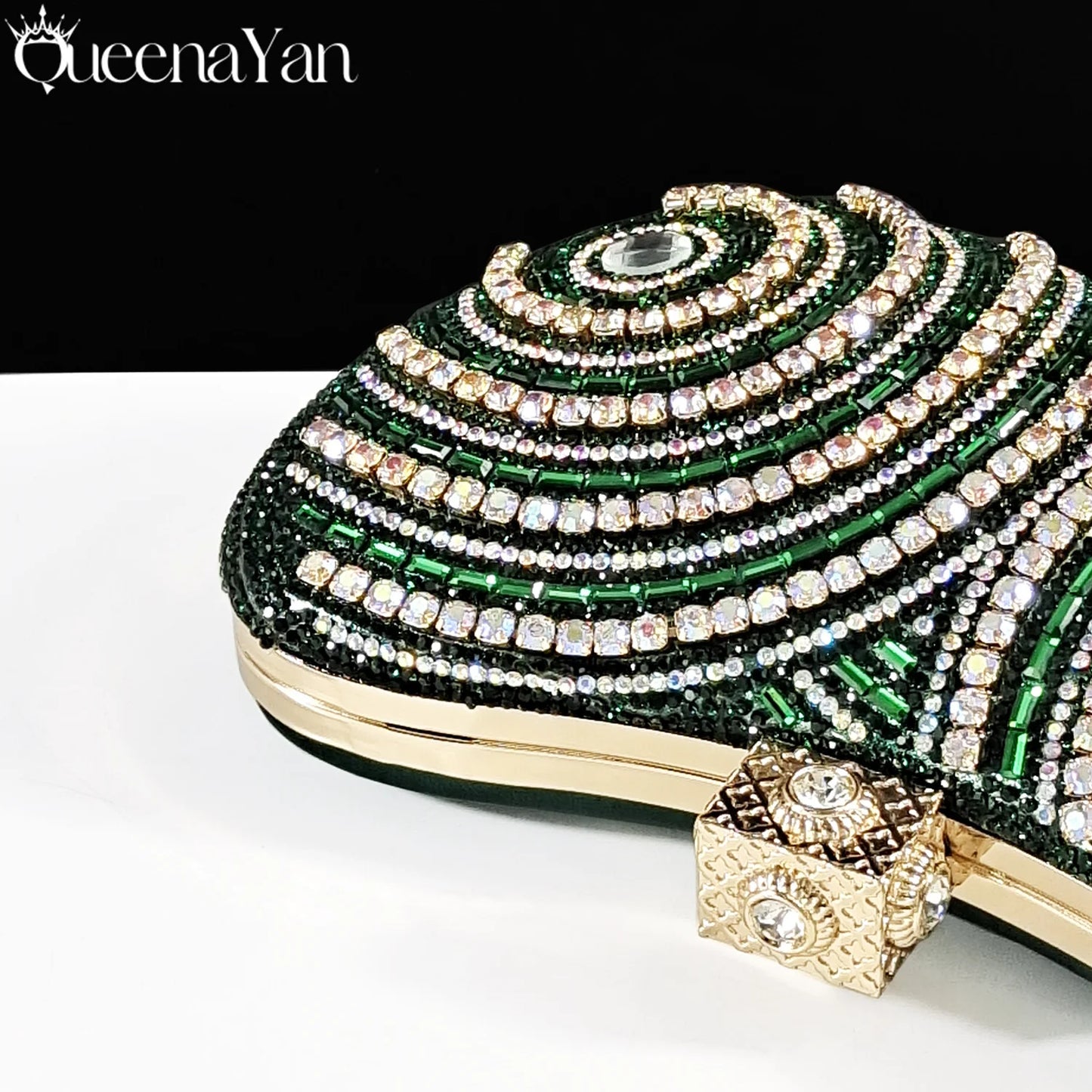 Nigerian Party Shoes Only shoes OR with bag set in Green  High Heel, Elegant Matching for Weddings & Special Occa