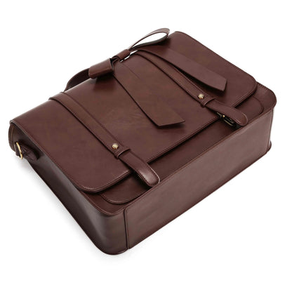 Bags for Women Courier bags PU Leather 14'' Laptop Bag Satchel female Shoulder Bag for College Travel square bag