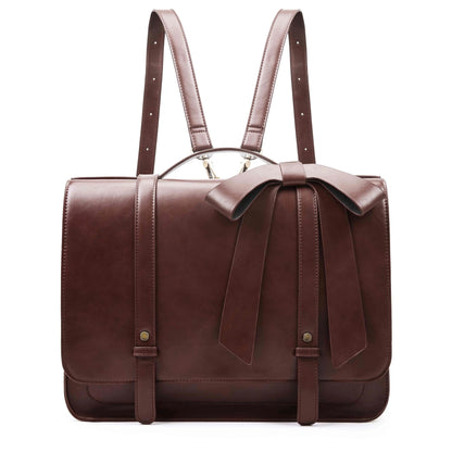 Bags for Women Courier bags PU Leather 14'' Laptop Bag Satchel female Shoulder Bag for College Travel square bag