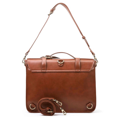 Bags for Women Courier bags PU Leather 14'' Laptop Bag Satchel female Shoulder Bag for College Travel square bag
