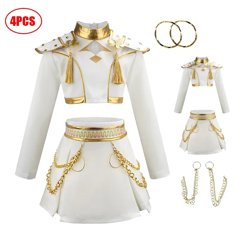 Halloween children's costumes Girls cosplay Costume Fashion girls suits Carnival theme party performance costumes