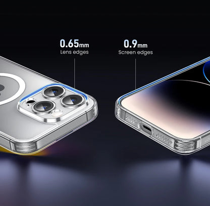 Magnetic Case for iPhone 17 16 15 14 13 Pro Max Case Shockproof Cover for iPhone 16 Pro Max Plus 16pro Macsafe TPU Cases