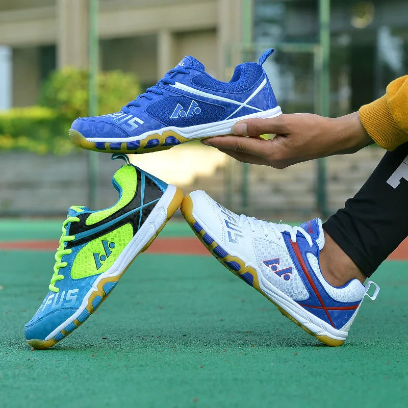 Men Sneakers Badminton Shoes Size 36-45 Women Anti Slip Light Weight Table Tennis Shoes Sports Handball Athletics Shoes