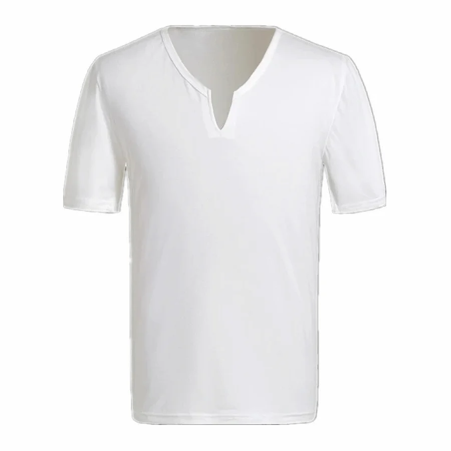 Michael Jackson Costumes V-Neck Cotton 100% White T-shirt Tees Underwear