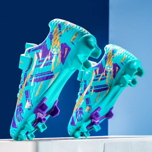 Kids Football Boots Soccer Shoes FG/TF School Football Boots Boys Girls Cleats Grass Sneakers Child Outdoor Athletic Training