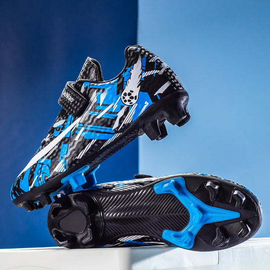 Kids Football Boots Soccer Shoes FG/TF School Football Boots Boys Girls Cleats Grass Sneakers Child Outdoor Athletic Training