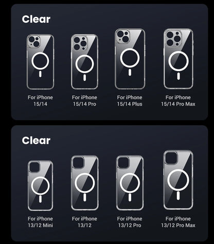 Magnetic Case for iPhone 17 16 15 14 13 Pro Max Case Shockproof Cover for iPhone 16 Pro Max Plus 16pro Macsafe TPU Cases