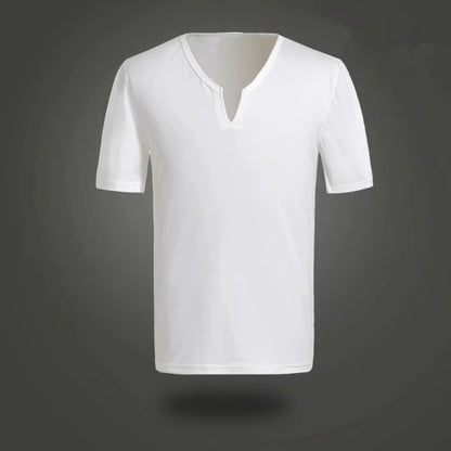 Michael Jackson Costumes V-Neck Cotton 100% White T-shirt Tees Underwear