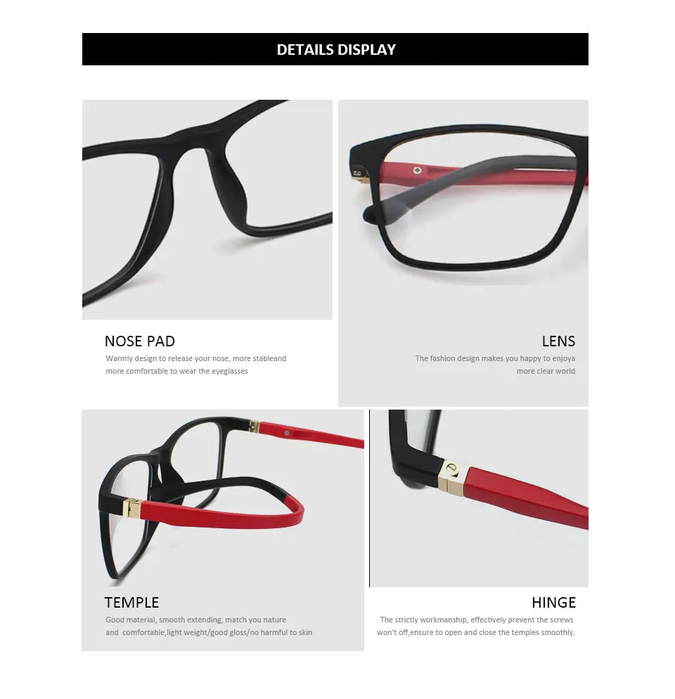 Optical Prescription Sunglasses Men Polarized UV400 Progressive Sun Glasses Myopia Hyperopia Eyeglasses Male TR90 Frame