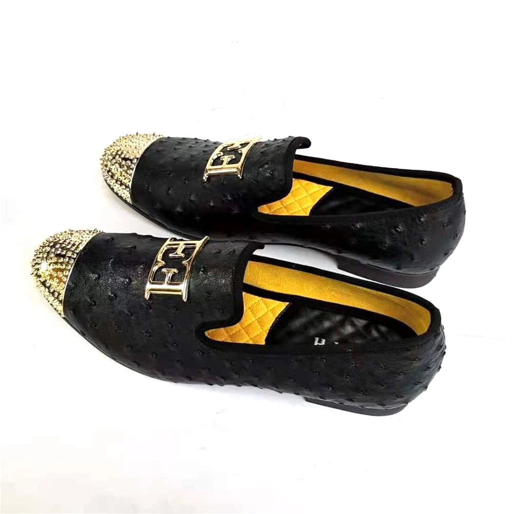 2021 Fashion Mens Loafers Bow Tie Black White Leather Slip On Moccasins Luxury Smoking Flats Men Wedding Dress Shoes