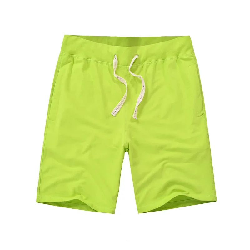 Gray Cotton Shorts Men Summer Sport Fitness Gym Workout Jogger Shorts with Pocket High Quality Plus Size Home Casual Sweatshorts