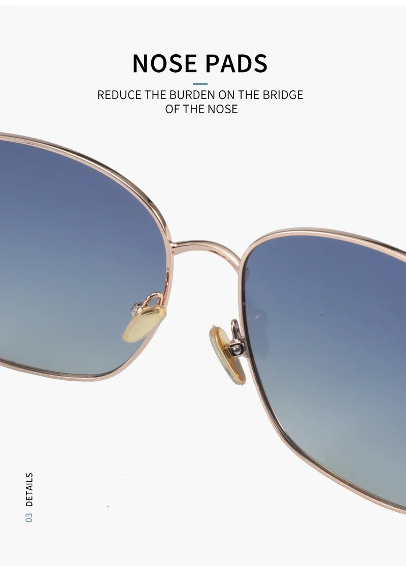 Alloy Pilot Sunglasses Women Driving Retro Sun Glasses Lady UV400 Shade Oculos De Sol