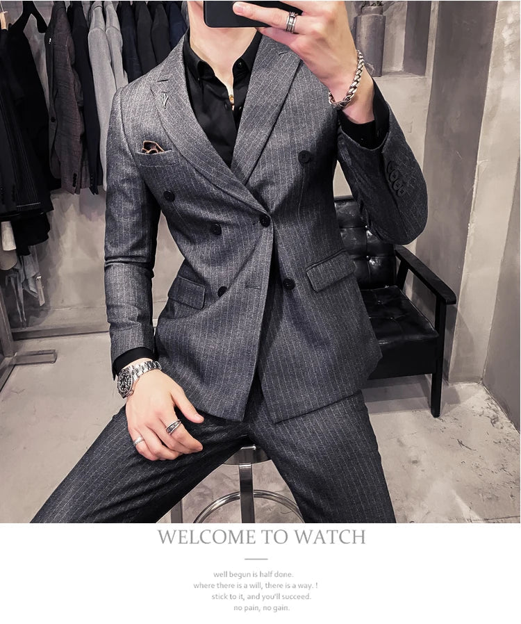 25 Colors 1 Pcs Blazer No Pants S-7XL New Wedding Dress Formal Business Slim Mens Suit Jacket Plaid Striped Solid Color