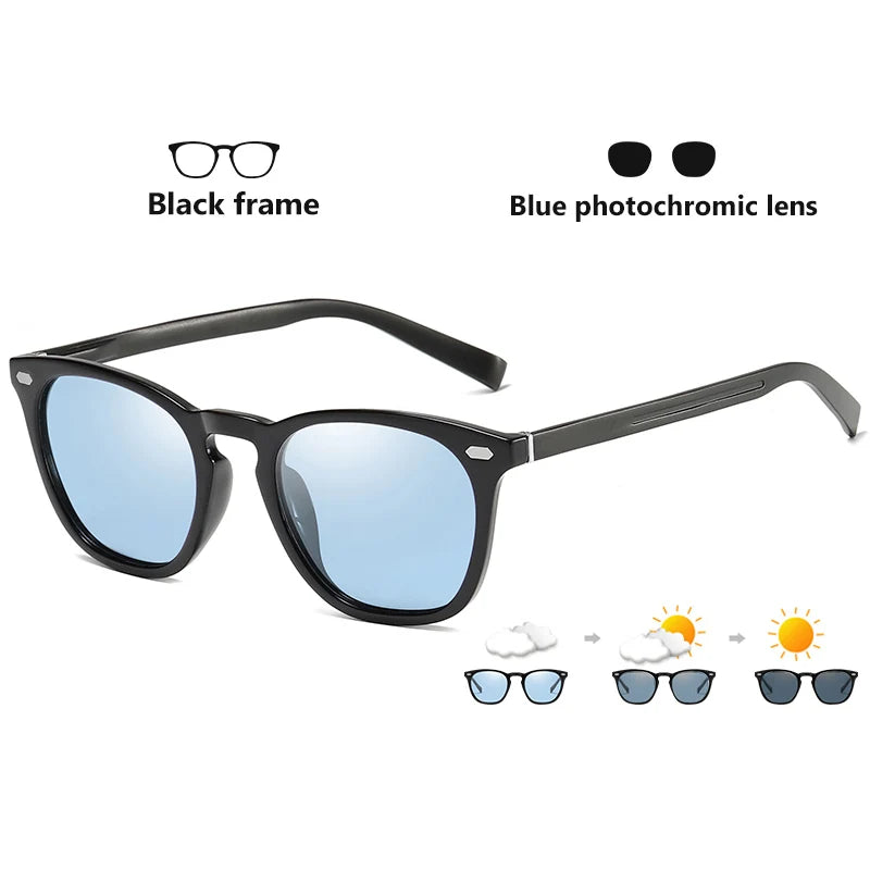 Aluminum Polarized Sunglasses Women Men Photochromic Sun Glasses UV400 High Quality Chameleon Driving Goggles Eyewear Gafas