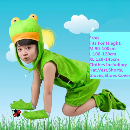 Cute Multiple Animal Costume Children Kids Boys Girls Summer Short Cosplay Costumes  Carnival Party Dress Halloween