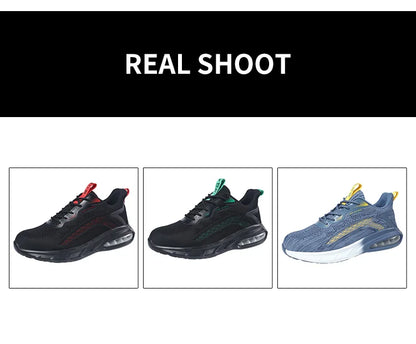 Industrial Safety Shoes With Steel Toe Cap Indestructible Cushion Work Shoes For Men Protective Security Boots Women Footwear