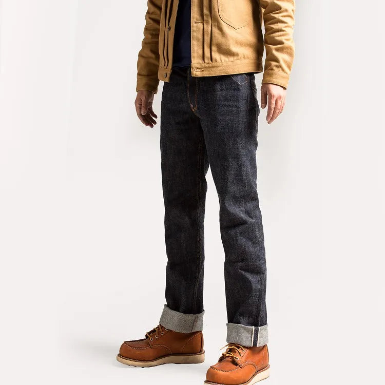 Read Description! Raw Indigo Selvage Unwashed Denim Pants Unsanforized  Jean 16.5oz 3 Choices For Fitting