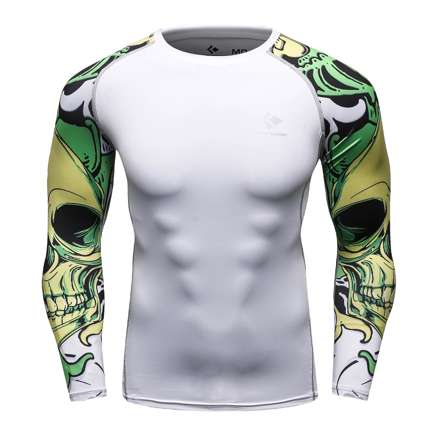 Cody Lundin Quikly Dye Mesh Men's Digital Printed Compression Rash Guard Gym Long Sleeve Jiu Jitsu Shirt Sportswear Swimming Top