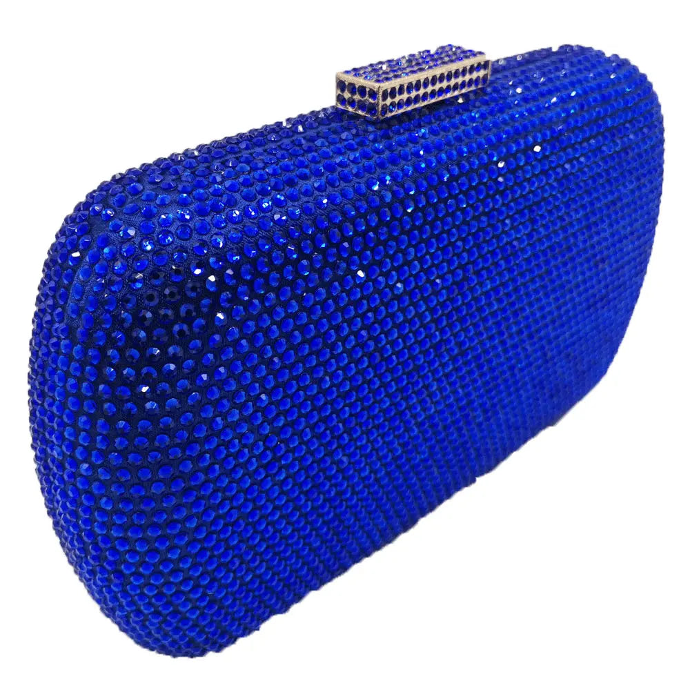Burgundy Crystal Evening Bags and Clutches for Women Formal Party Rhinestone Handbags Wedding Clutch Purse