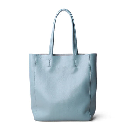 Bag Women 2022 New Summer Genuine Leather Tote Female Casual Fashion Simple Underarm Shoulder Bag Large Capacity Shopper Handbag