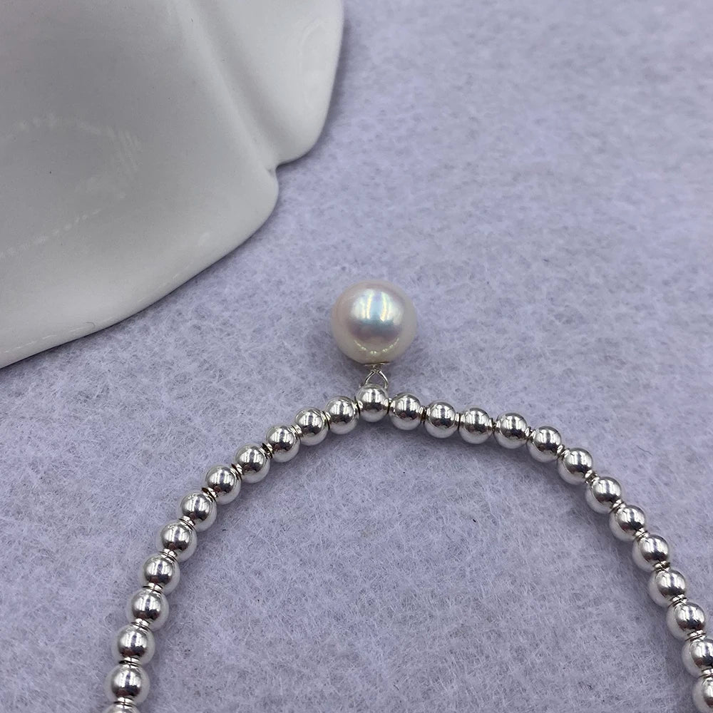 925 Sterling Silver Beads Bracelet Heart Charm Design Fashion Women Girls Lover Best Gift Hot Sale