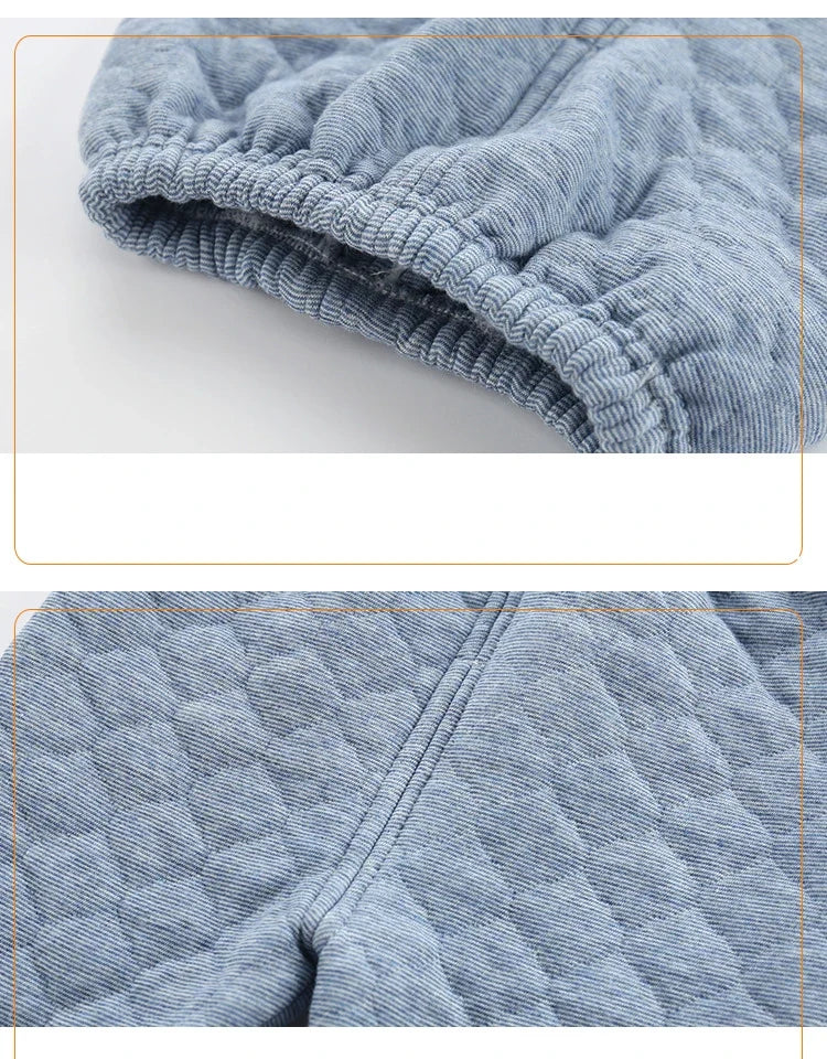 Winter Kids Pajamas For Baby Children Thermal Underwear Clothes Suit Three Layers Thick Cotton Toddler Boys Girls Sleepwear Set