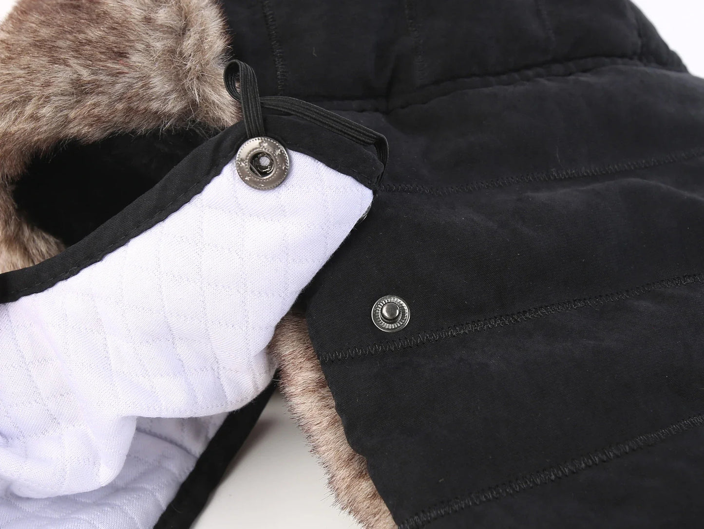 Men's Warm Chunky Trapper Hat Removable Windproof Winter Russian Hats with Mask Ushanka Hat