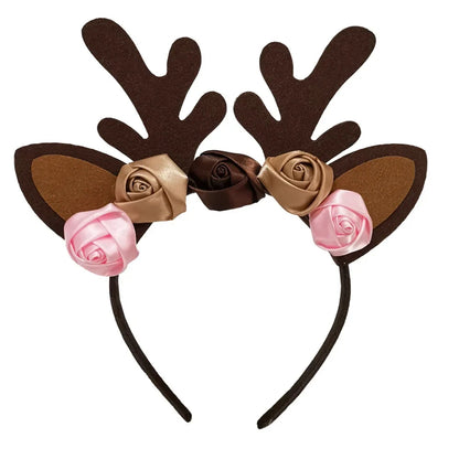 Deer Costume for Girls Halloween Christmas Tutu Dress Reindeer Elk Cosplay Fancy Dress Up Kids Girl Birthday Party Clothes 1-12Y