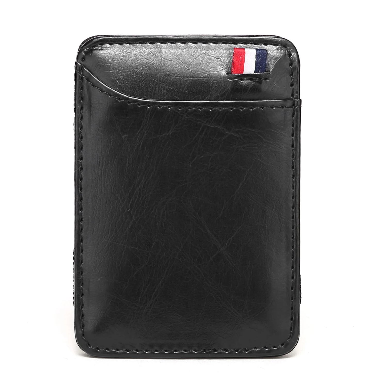 Ultra Thin Men's  PU Leather Mini Small Magic Wallet Money Cash Card Holder Purse  Money Case for Men Women Business Slim 2023