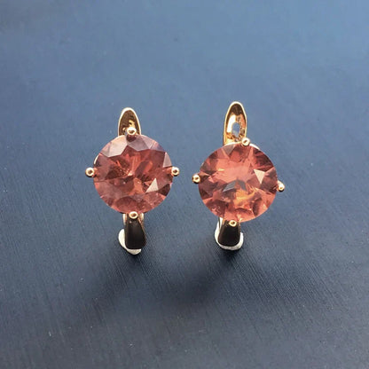 Simply Zultanite Earring 925 Silver Sterling Stone Color Change Rose Gold Plated Jewelry For Women Wedding Party Gift