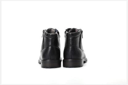 2026 Autumn/ Winter Men Boots Zip Lace-up Ankle Boots Smart Business Work Office Dress Shoes  Man Shoes