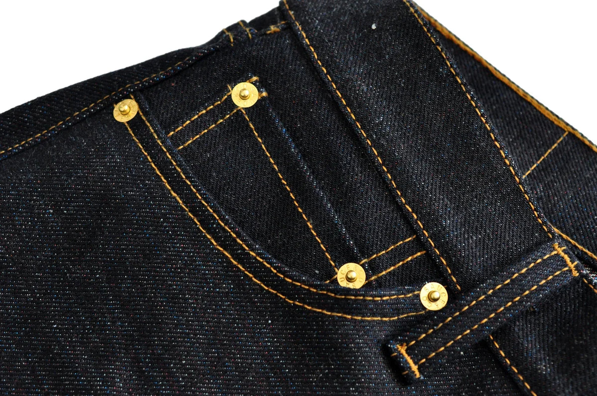 Mens Jeans 21 Oz Rainbow Selvedge Denim Vintage Raw Jeans for Men Sanforized Unwashed Heavyv Denim Jeans