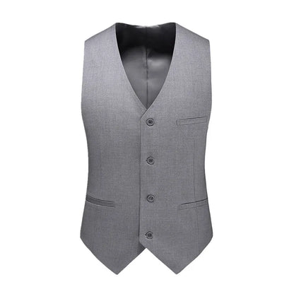 Royal Blue Vest Waistcoat Men's Brand New Slim-Fit V Neck Dress Vests Mens Formal Business Wedding Tuxedo Chaleco Hombre 6xl