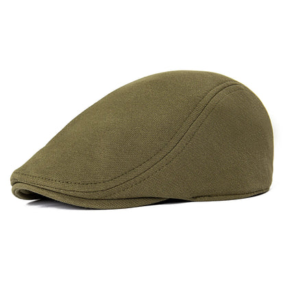 Cotton Men Women Flat Cap Driver Retro Vintage Soft Boina Casual Baker Newsboy Caps Cabbie Hat for Male