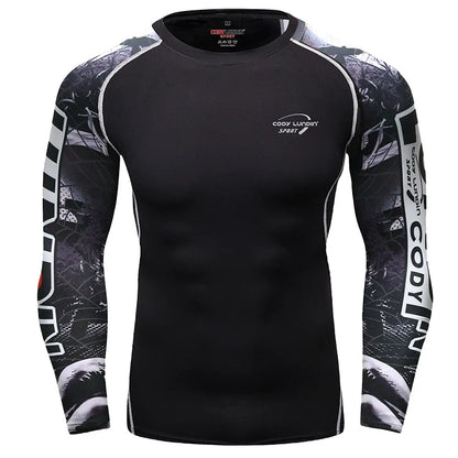 CODY LUNDIN UV Protection Long Sleeve Swim Rashguard For Men Swimsuit Quick Dry Surf Driving Mens Sublimation T Shirt Gym Tops