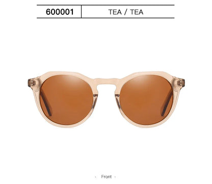 Fashion Acetate Polarized Sunglasses Round Vintage  Shade UV400 New Men/Women Retro Sun Glasses 600001S