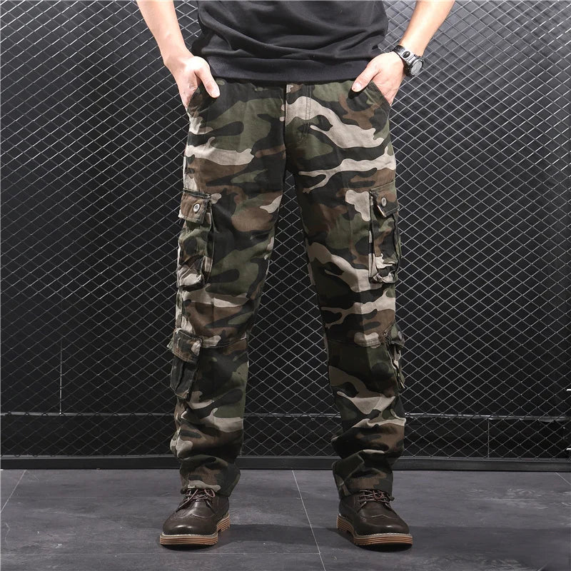 Men's Cargo Pants Men Camouflage Sweatpants Amazon Joggers  Sports Joggers Loose Fit Streetwear Male Hiking Pants