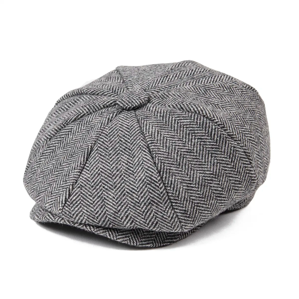 Kids Newsboy Caps Small Size Boy Woolen Tweed Flat Cap Herringbone Girl Infant Toddler Youth Beret Hat for Child