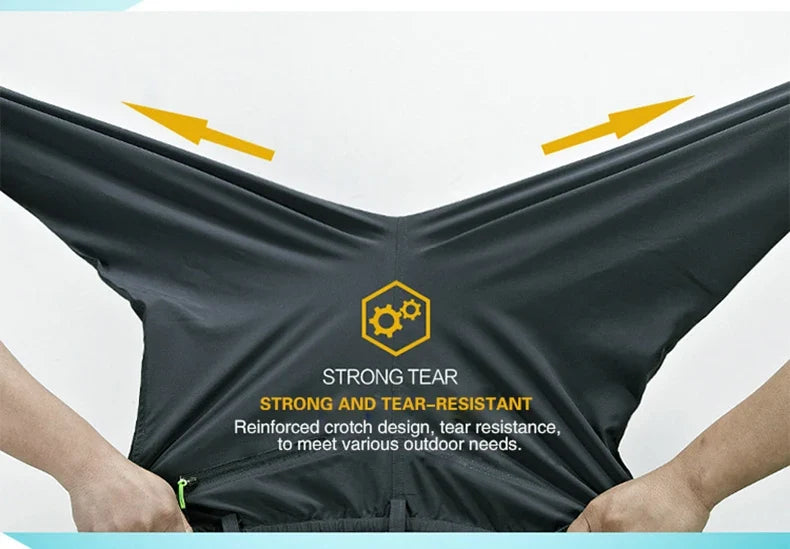 Hiking Pants Men Quick Dry Trekking Camping Climbing Running Outdoor Rain Pants Stretch Breathable Elasticity Trousers Men